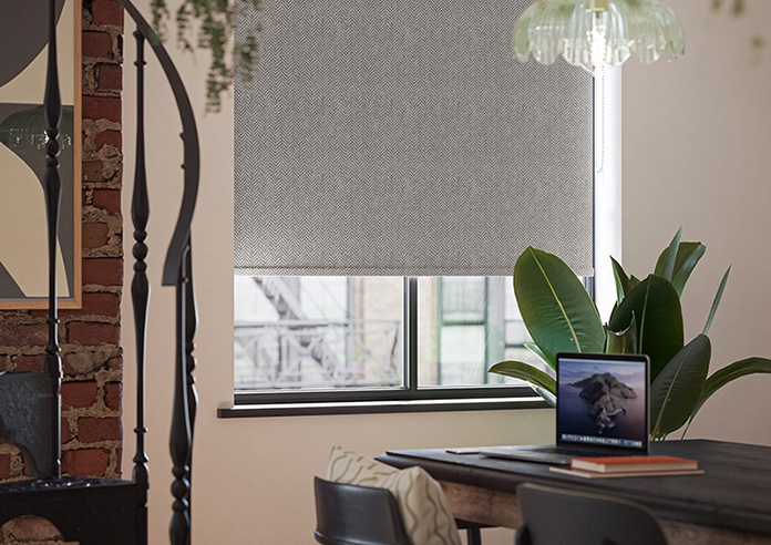 Chevron Stripe, Toast Brown - Twist&Fit Roller Blind - Image 5